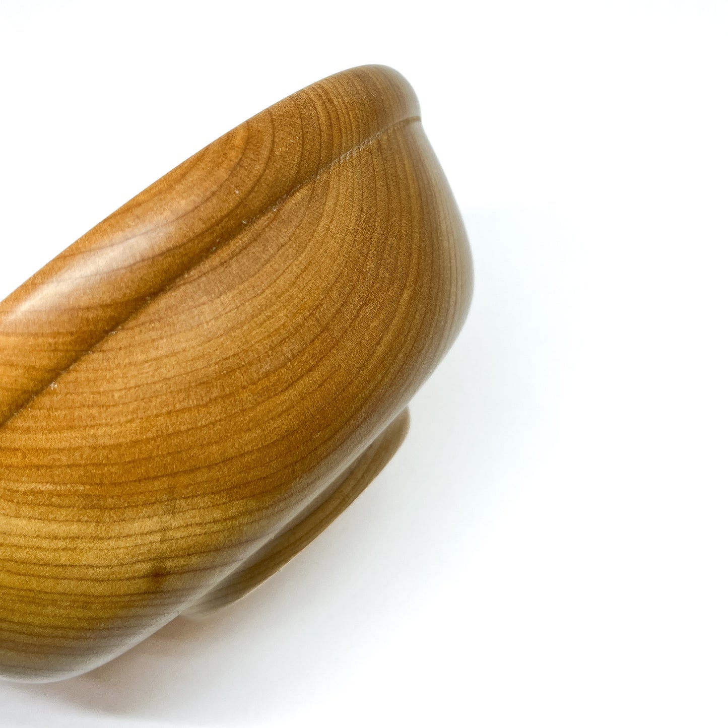 Rolled Edge Big Leaf Maple Bowl