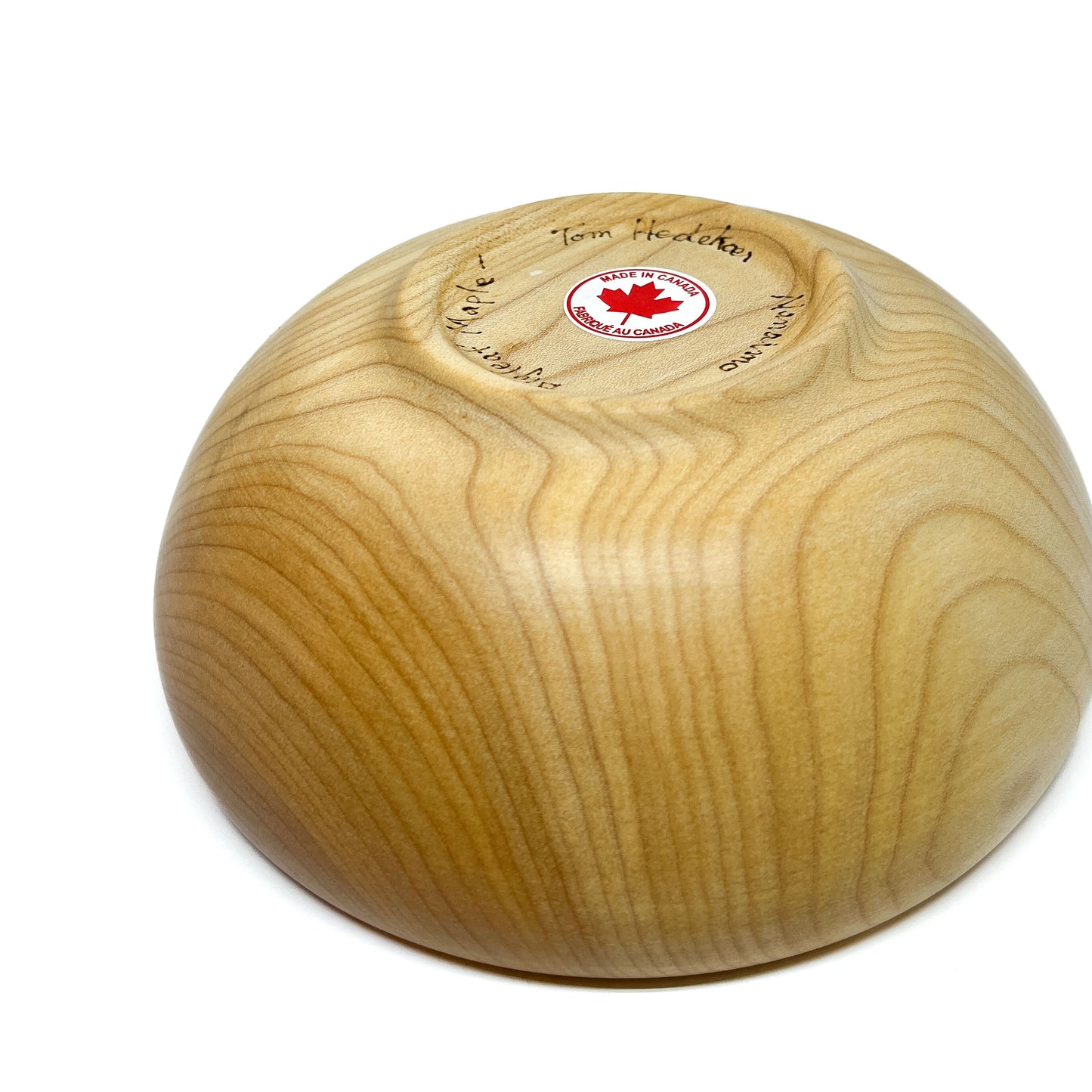 Curved Big Leaf Maple Bowl