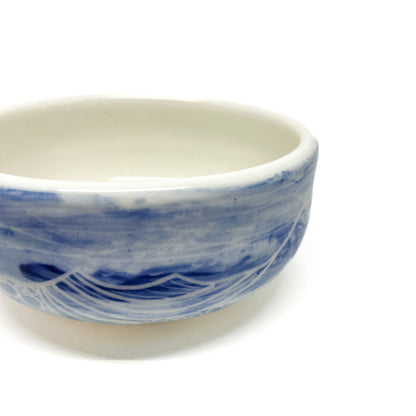 Small Carved Ocean bowl