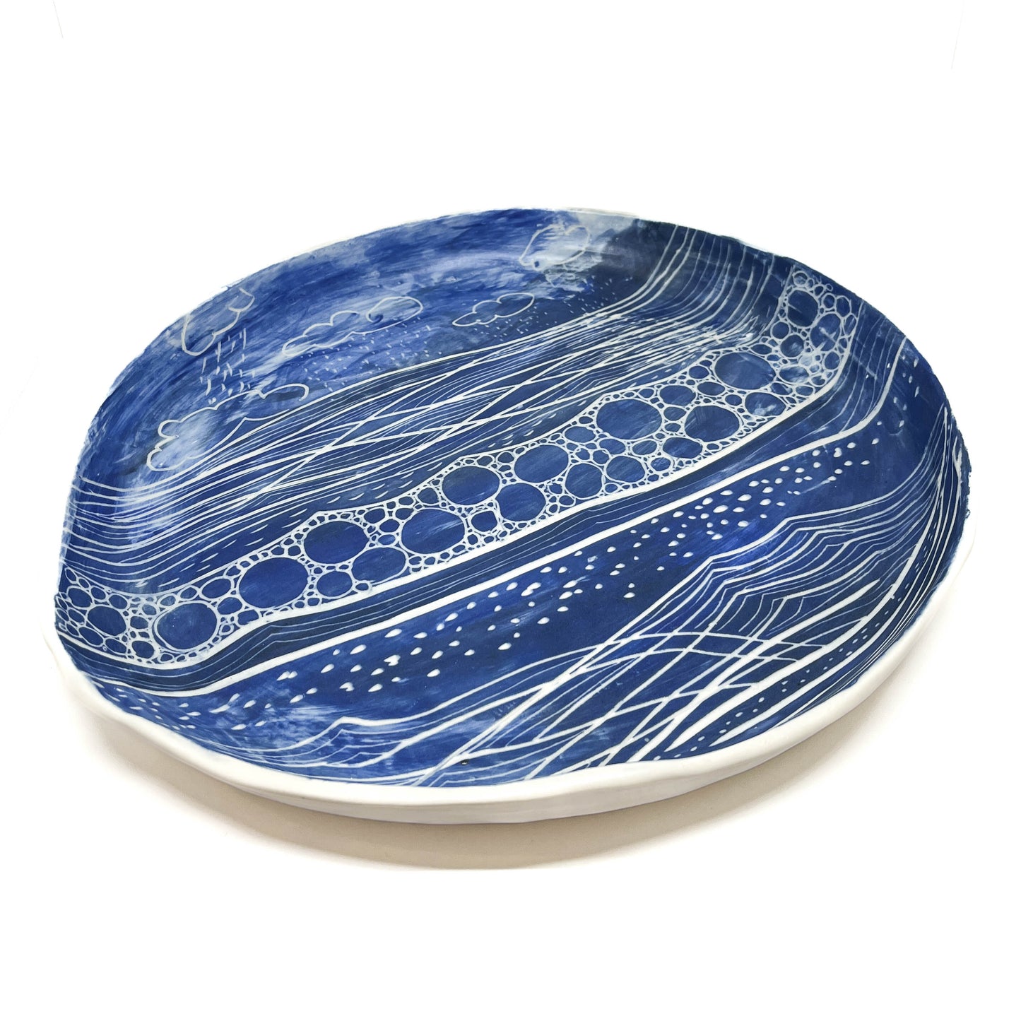 "Storm Season on the Salish Sea" Platter