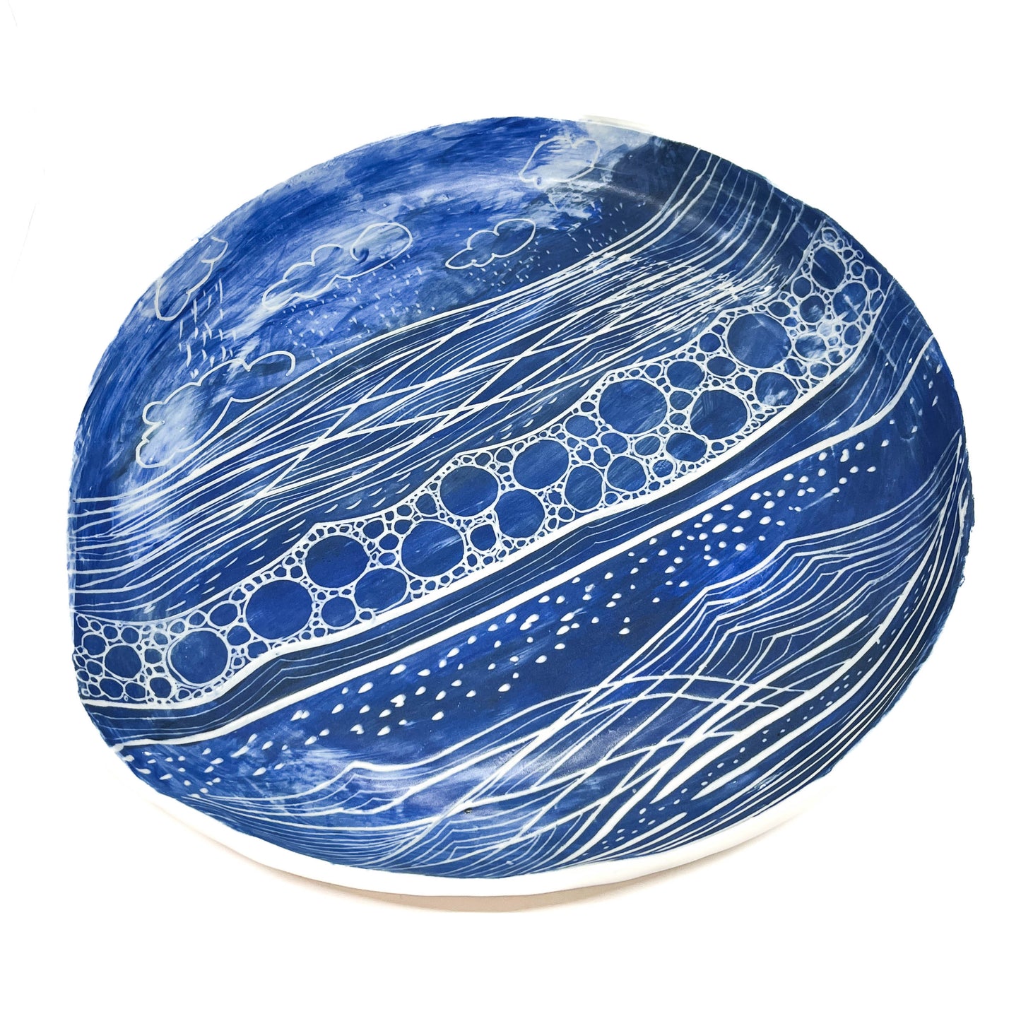 "Storm Season on the Salish Sea" Platter