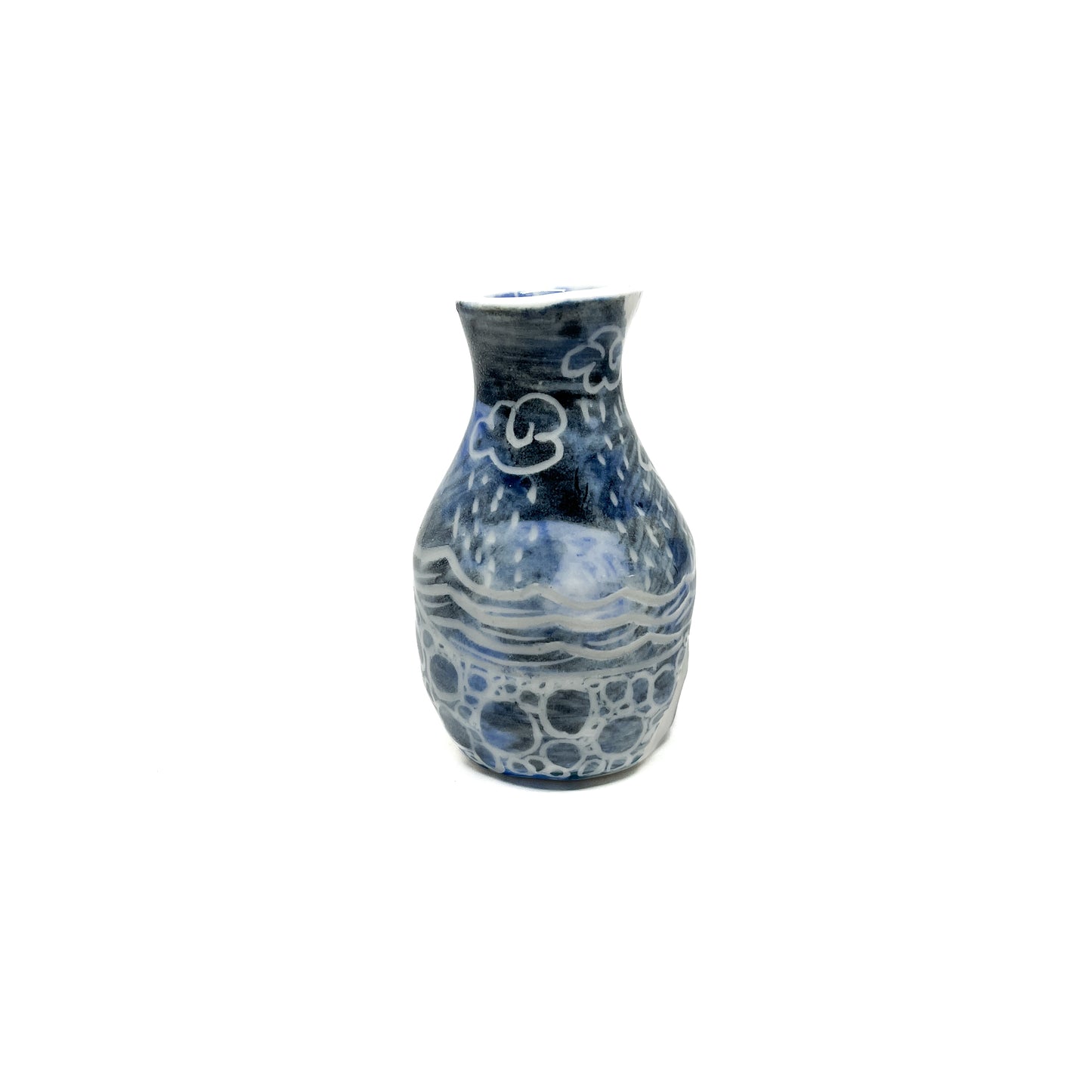 Mini Porcelain Salish Sea Vases