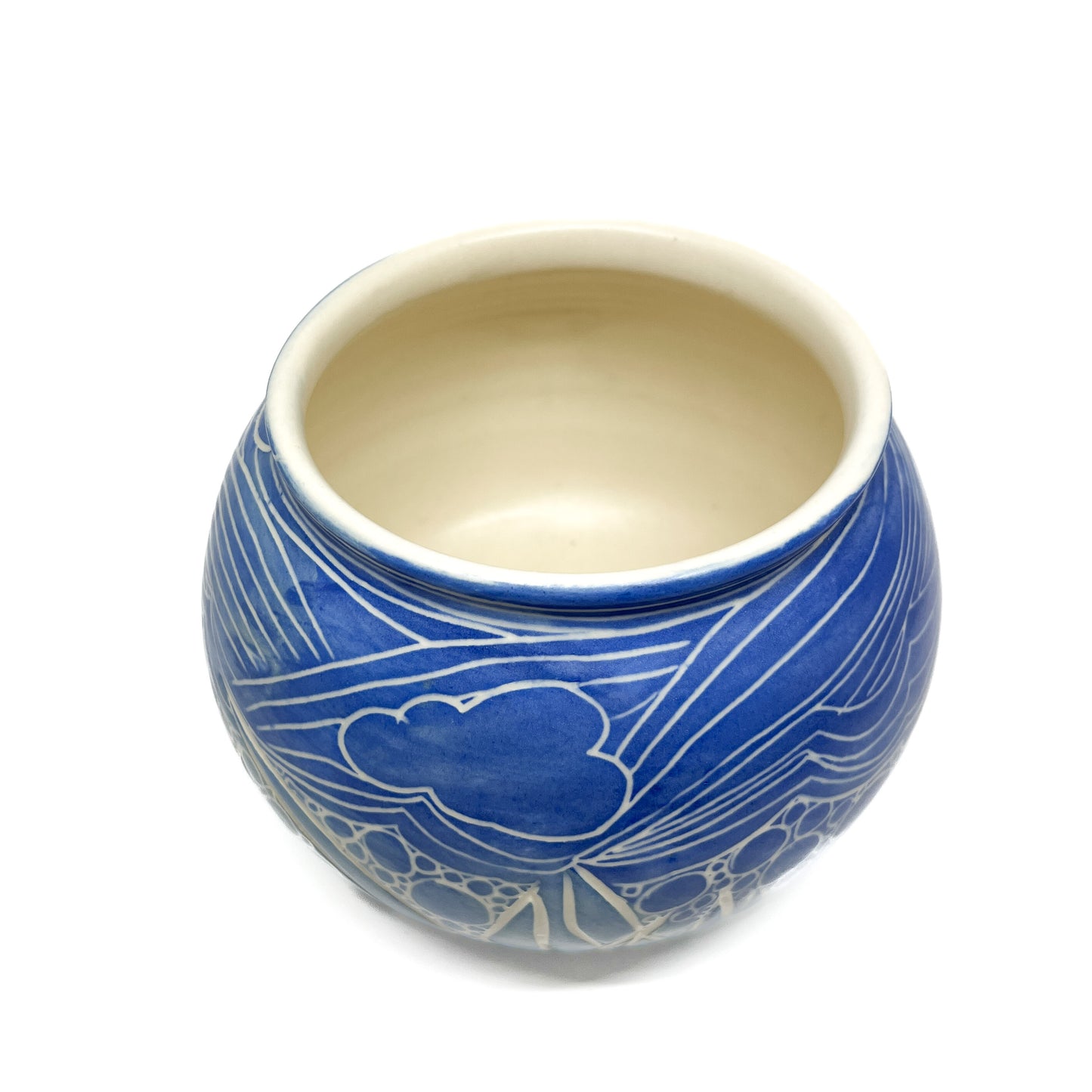 Round Salish Sea Porcelain Vase