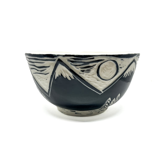 Large Ceramic Mountain Bowl
