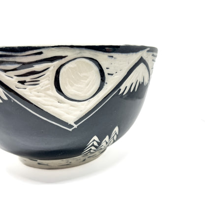 Large Ceramic Mountain Bowl