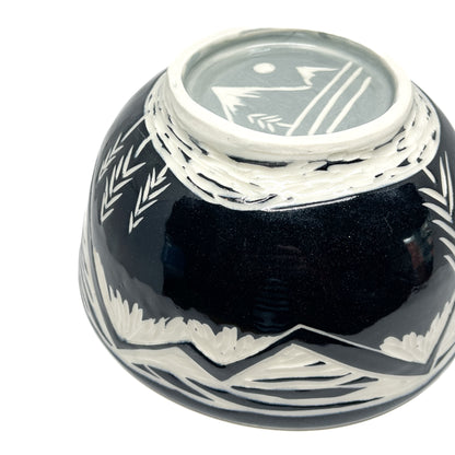 Large Ceramic Mountain Bowl