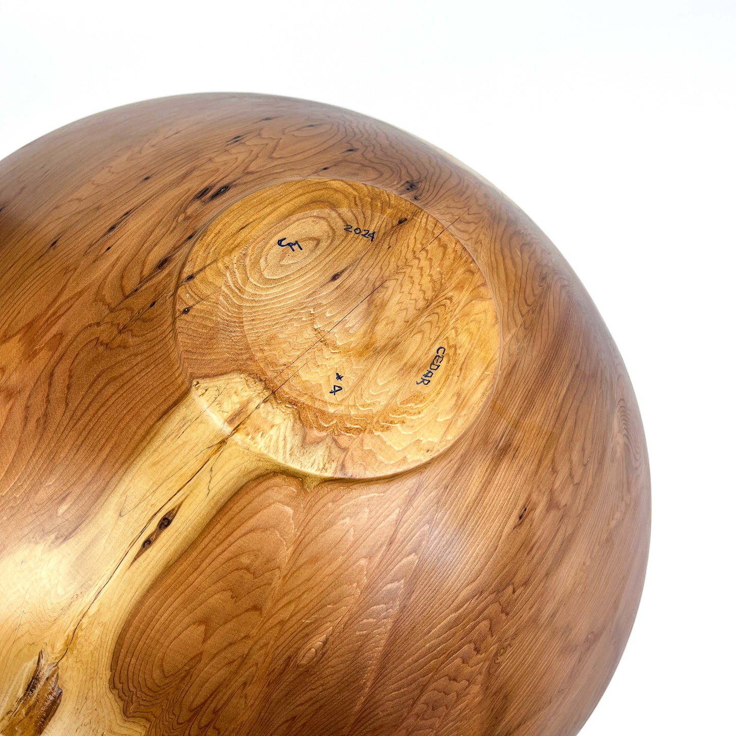 Large Western Red Cedar Bowl