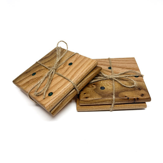 Speckled Elm Coaster Set