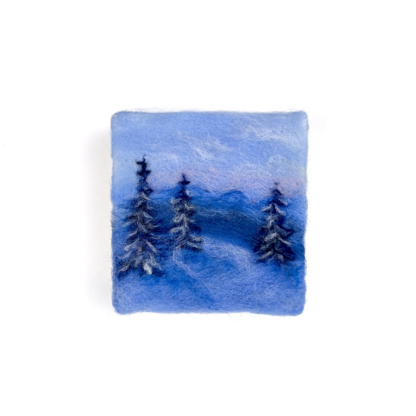 "Winter Glow" Felted Wall Art