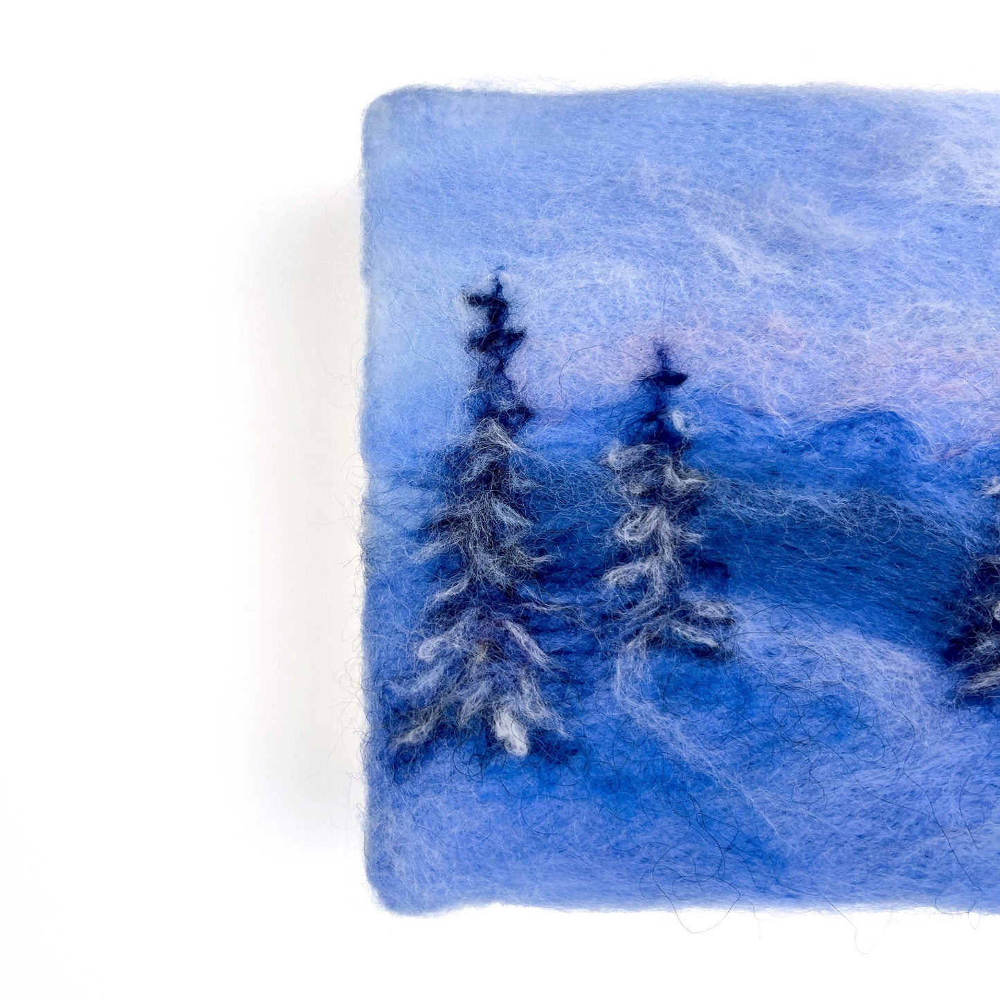 "Winter Glow" Felted Wall Art