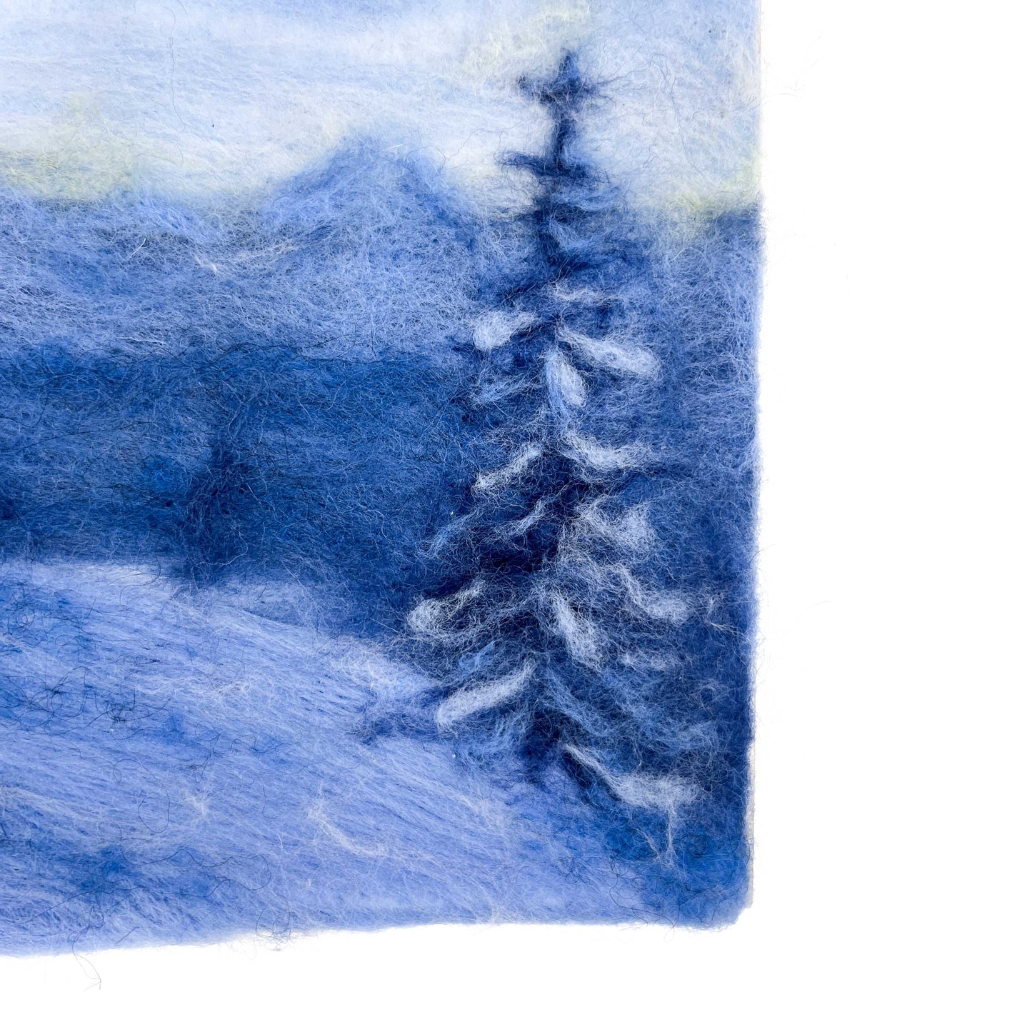 "Winter Serenity" Felted Wall Art