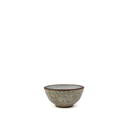 Set of 4 White Speckled Nesting Bowls