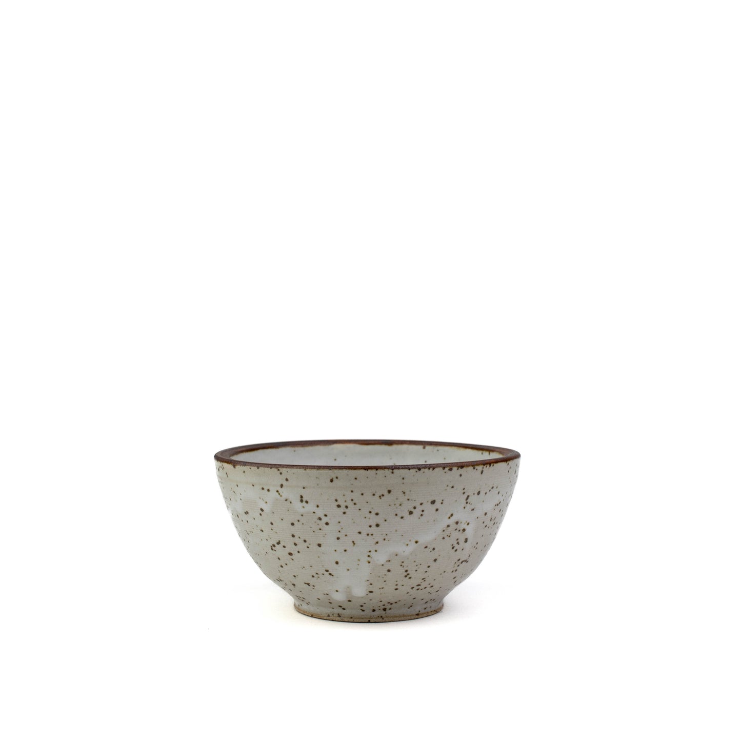 Set of 4 White Speckled Nesting Bowls