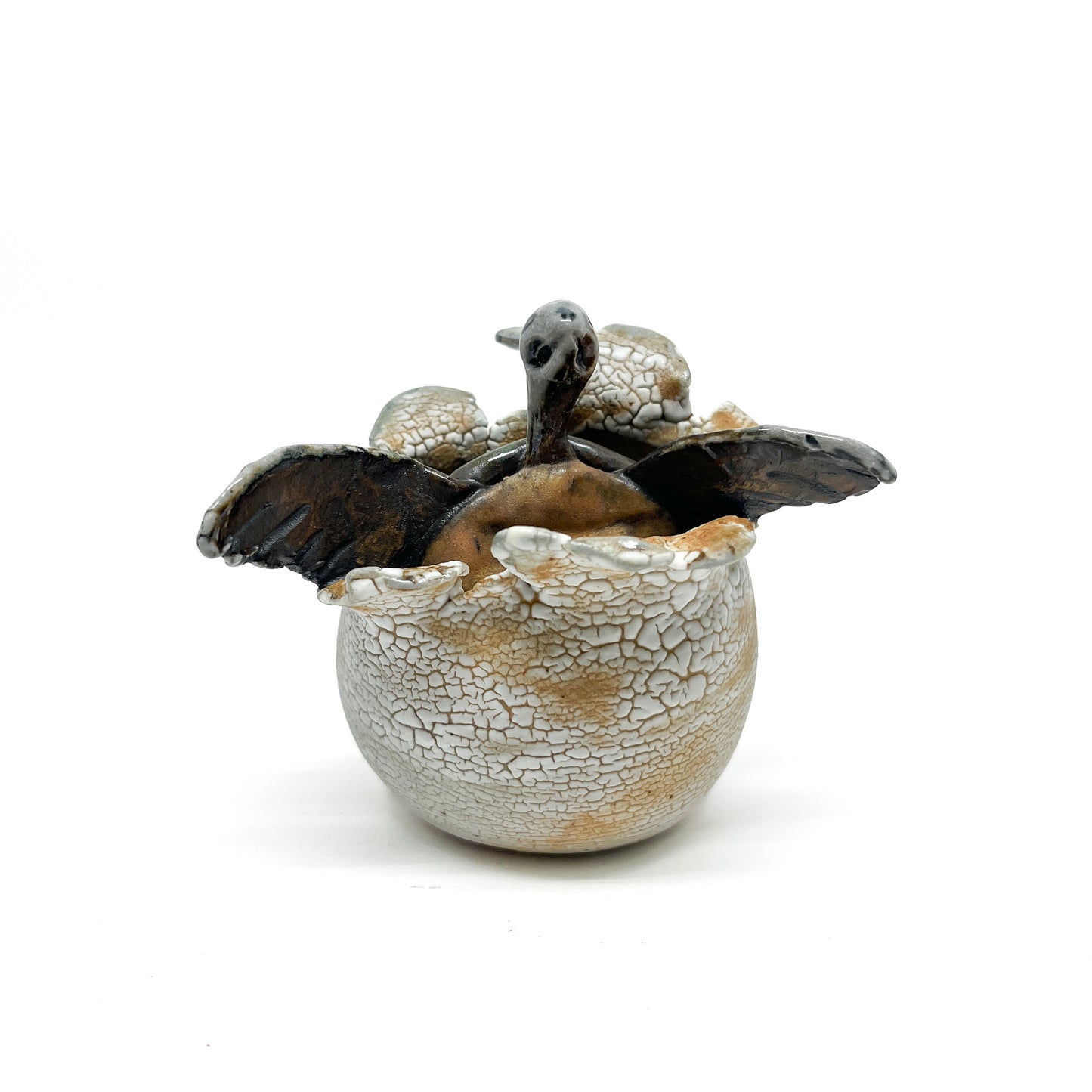 "Turtle in Egg" Sculpture