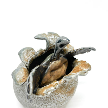 "Turtle in Egg" Sculpture