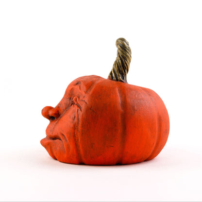 Small Pumpkin Sculpture with Face