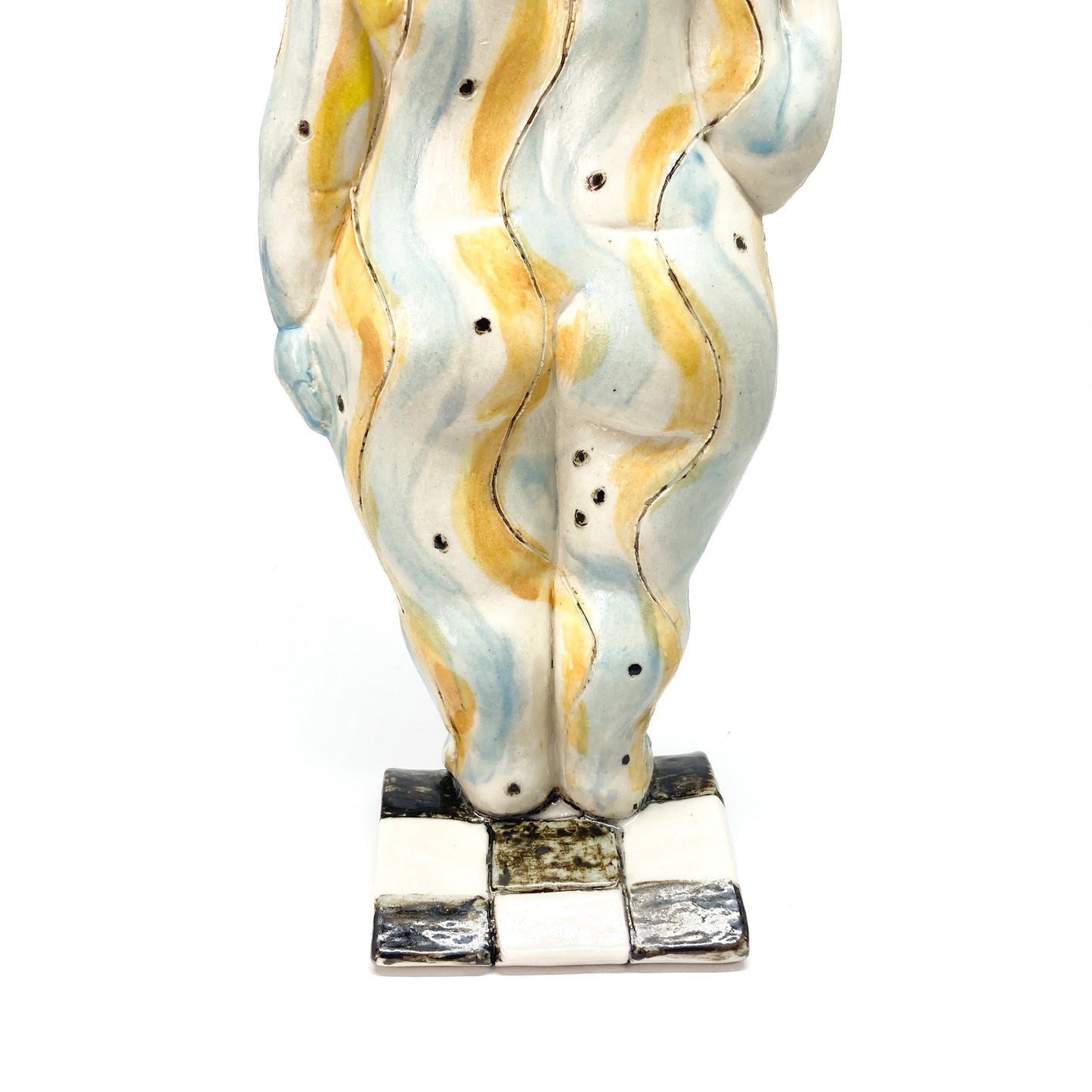 Curly Haired Baby Sculpture
