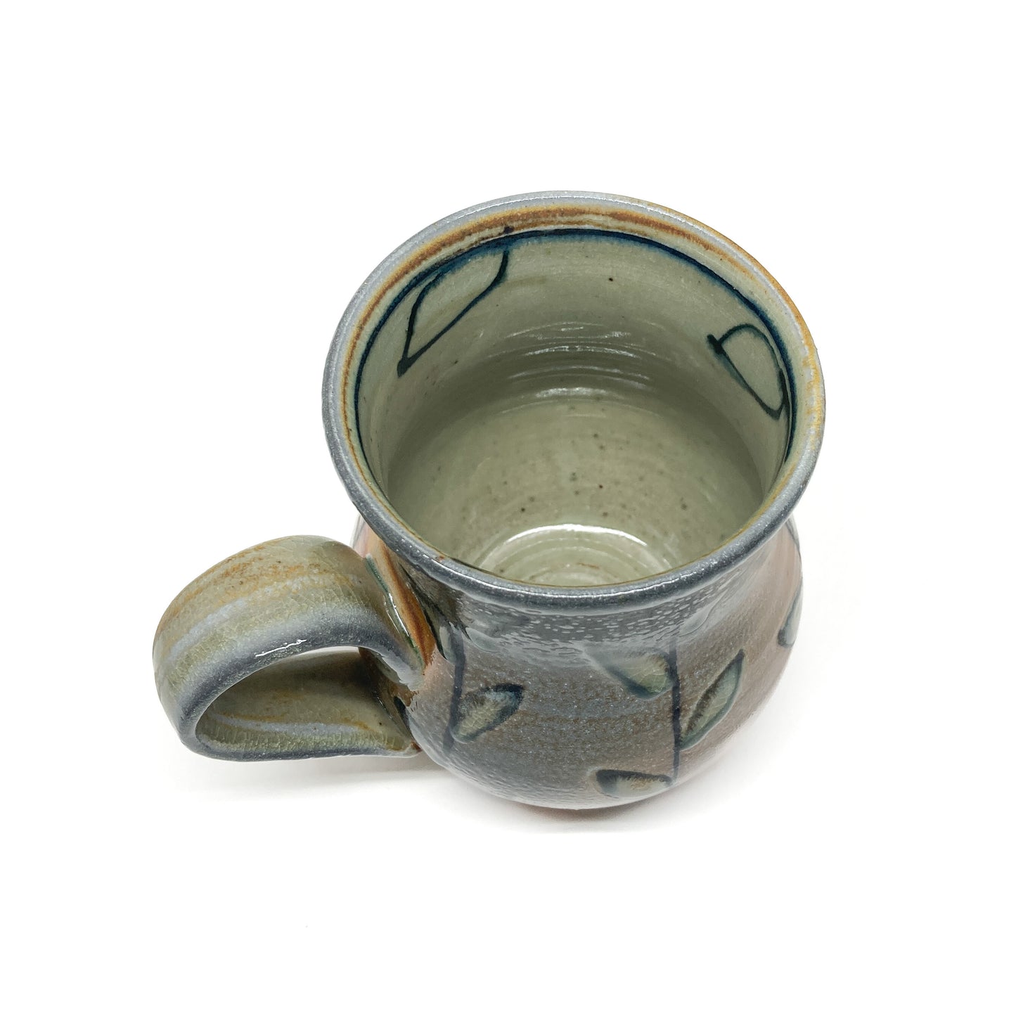 Soda-Fired Leaf Mug