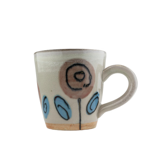 Soda Fired Rose Mug