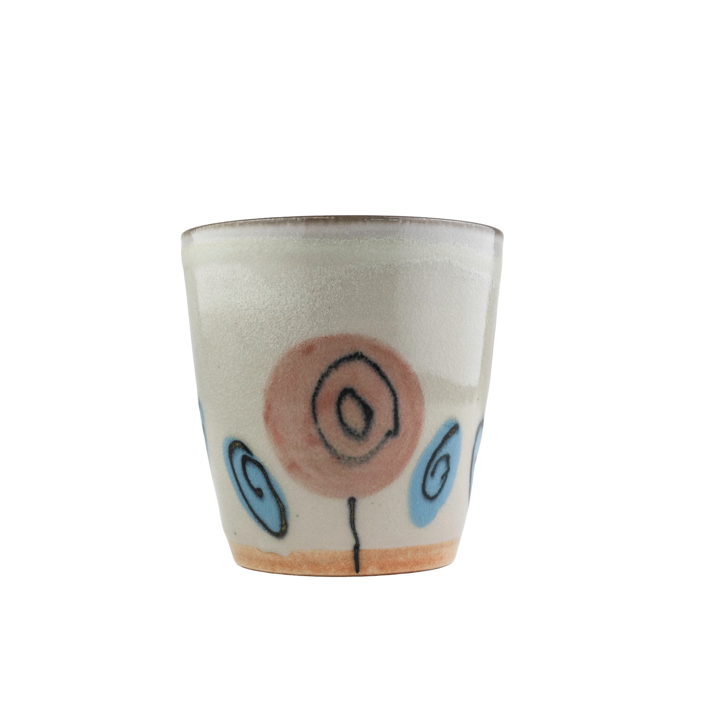 Soda Fired Rose Mug