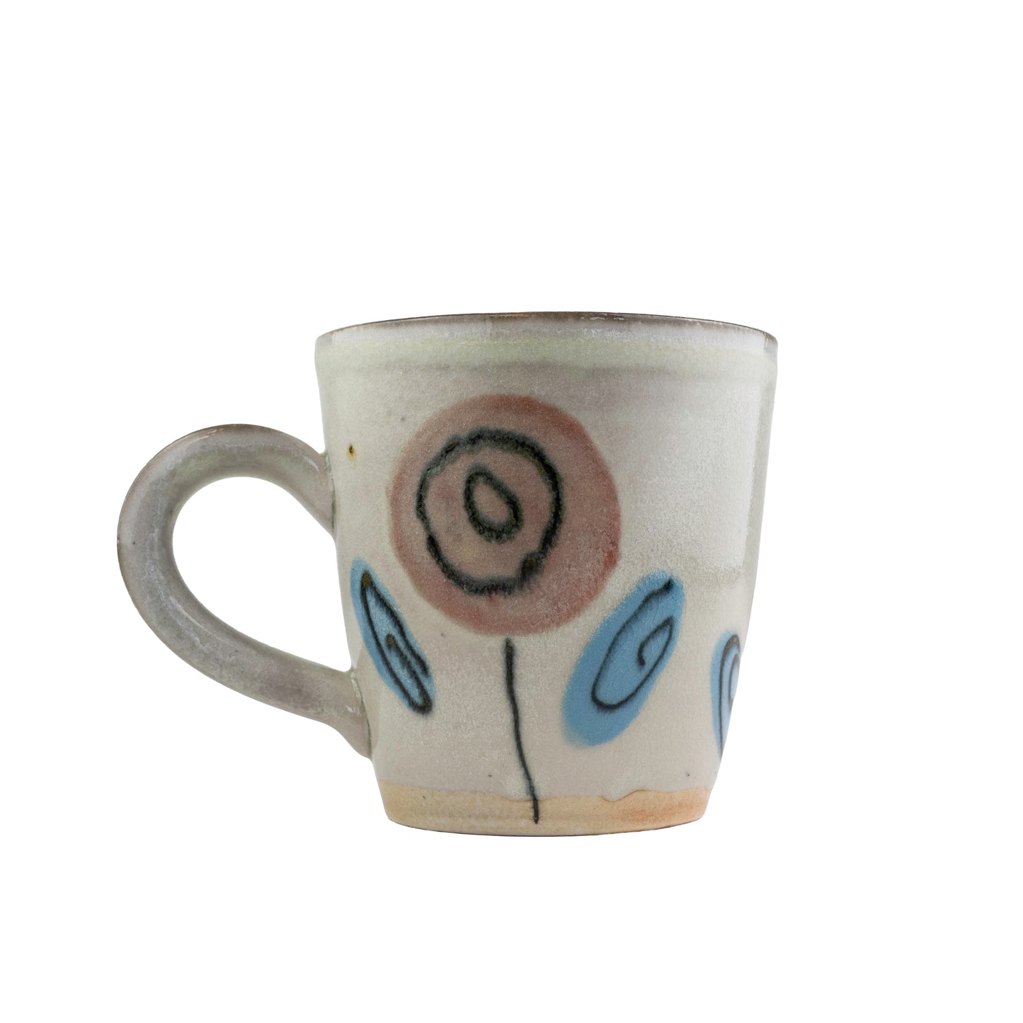 Soda Fired Rose Mug