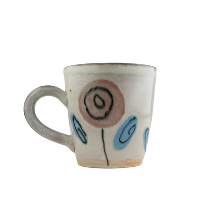 Soda Fired Rose Mug