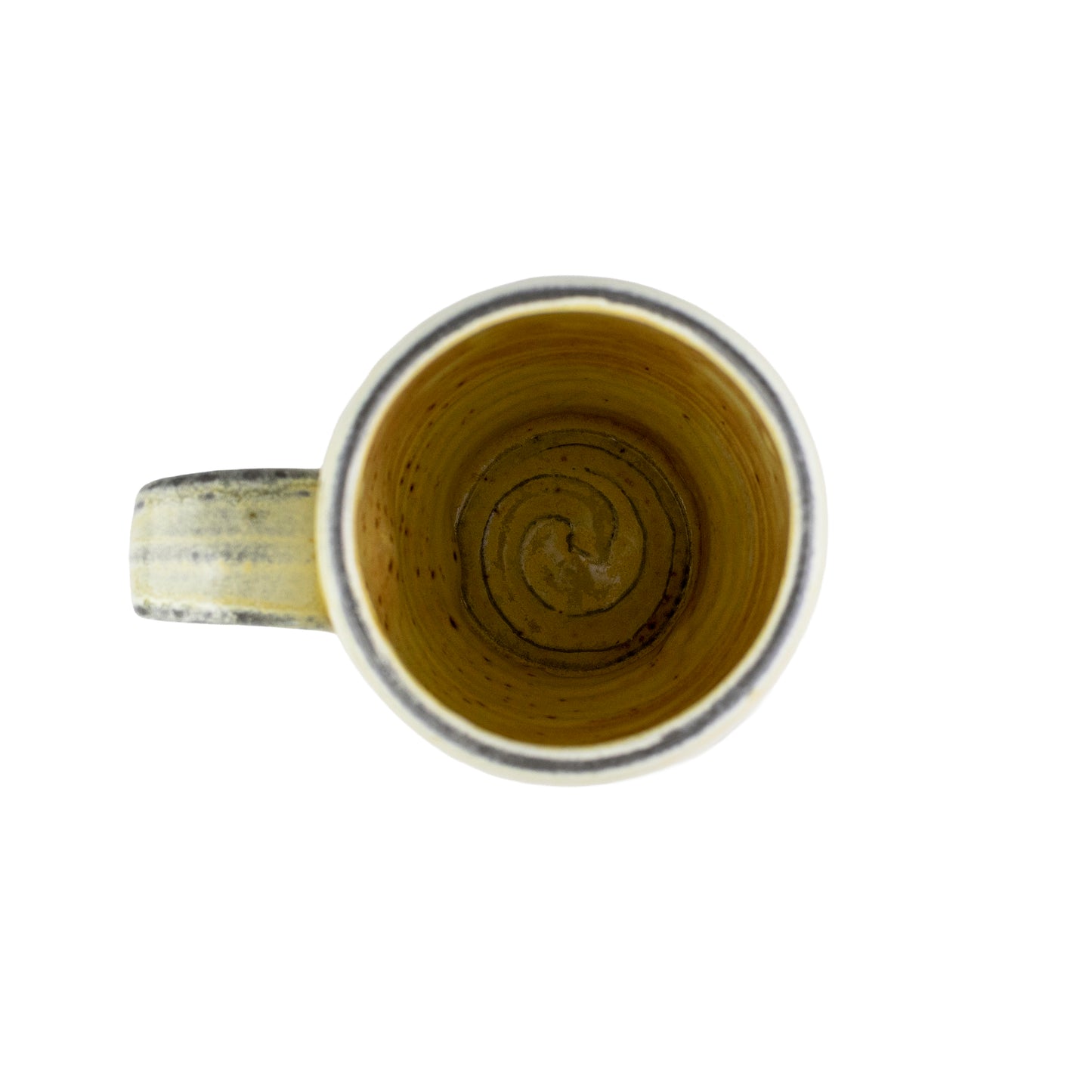 Soda Fired Yellow Mug