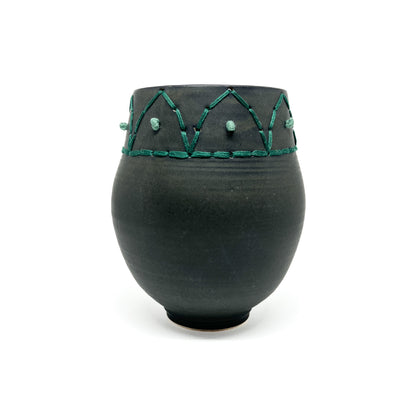 Porcelain Embroidered Vessel #3