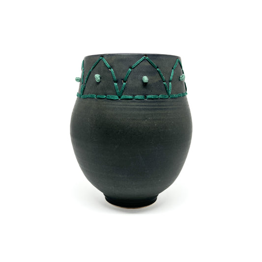 Porcelain Embroidered Vessel #3