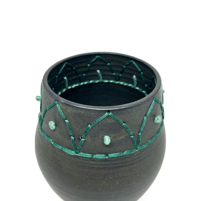 Porcelain Embroidered Vessel #3