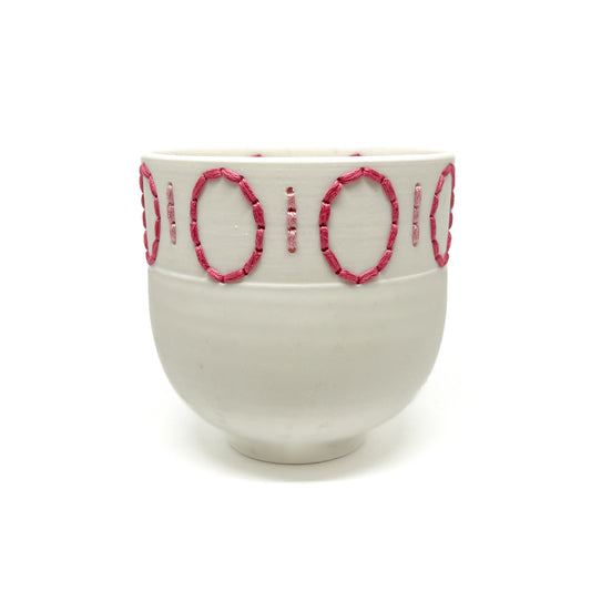 Porcelain Embroidered Vessel #5
