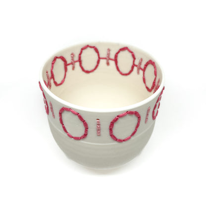 Porcelain Embroidered Vessel #5