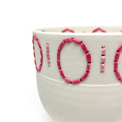 Porcelain Embroidered Vessel #5