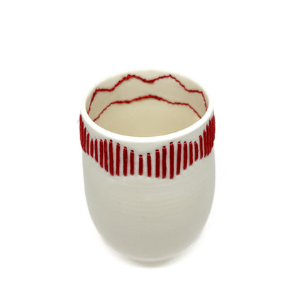 Porcelain Embroidered Vessel #6