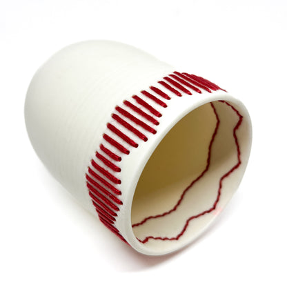Porcelain Embroidered Vessel #6