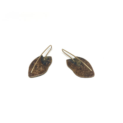 Rust Tulip Earrings