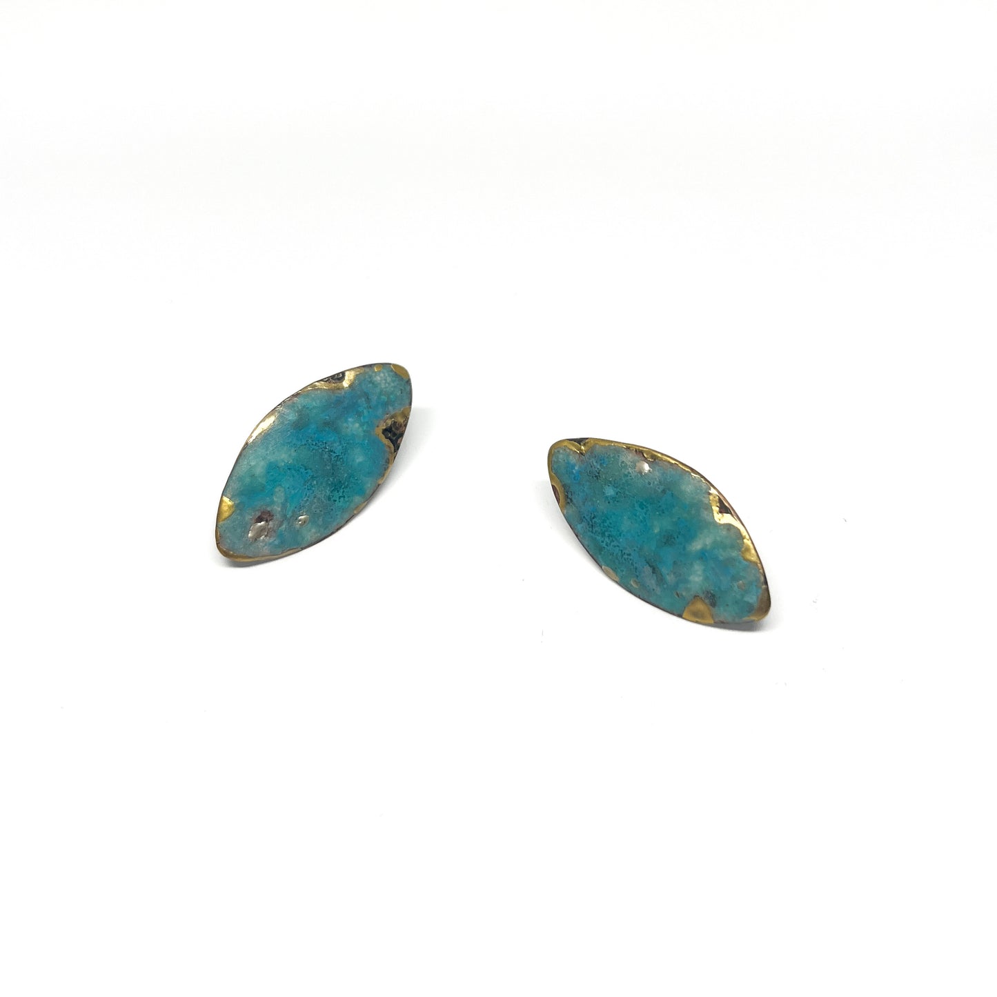 Small Turquoise Drop Studs