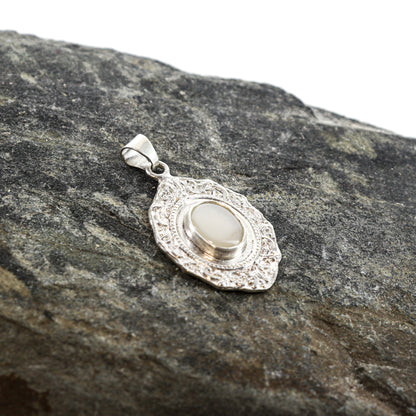 Moonstone Antique Frame Pendant