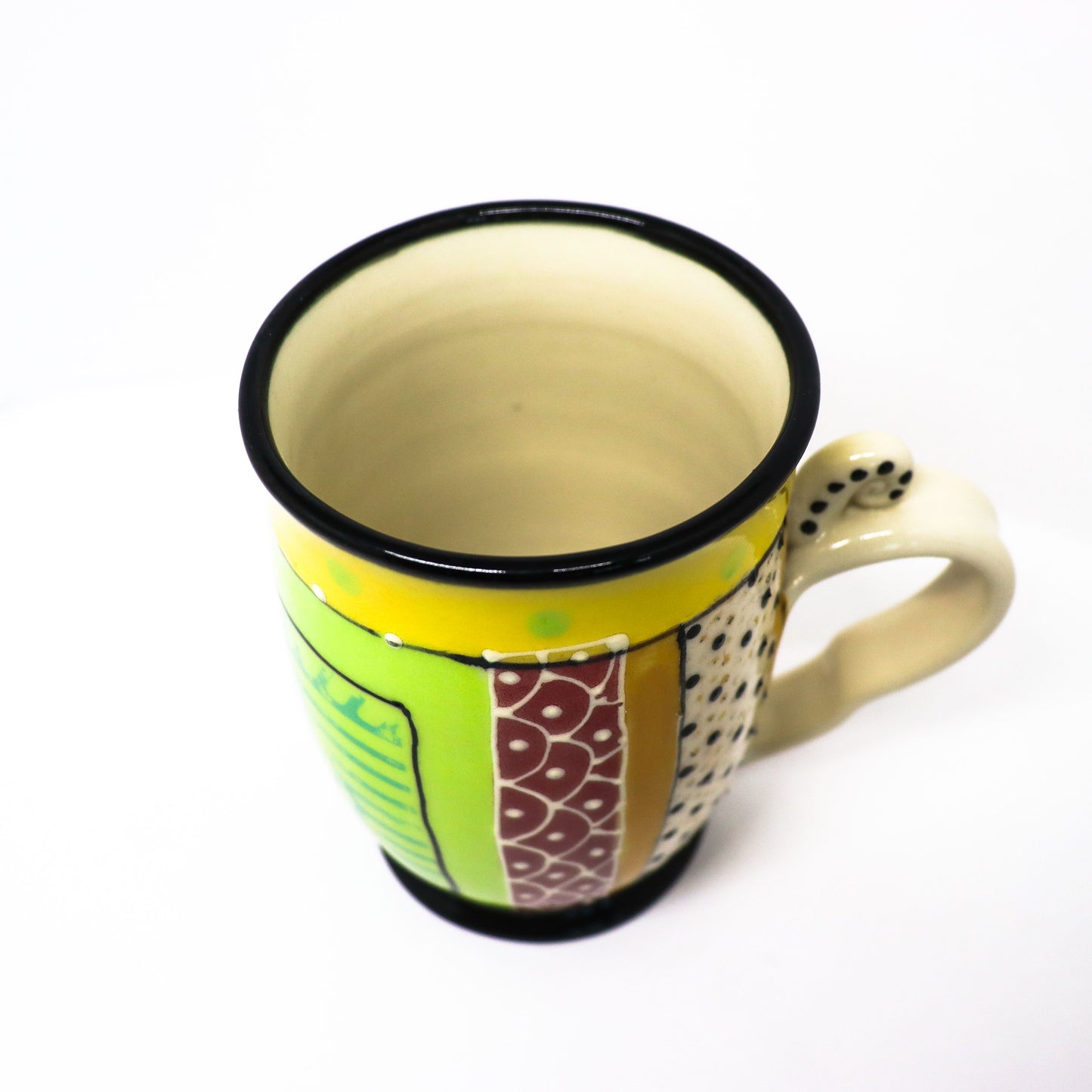 Tall Striped Pattern Mug