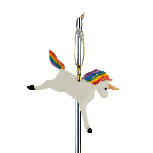Unicorn Porcelain Ornament