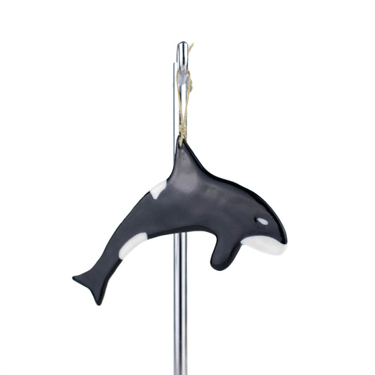 Orca Porcelain Ornament