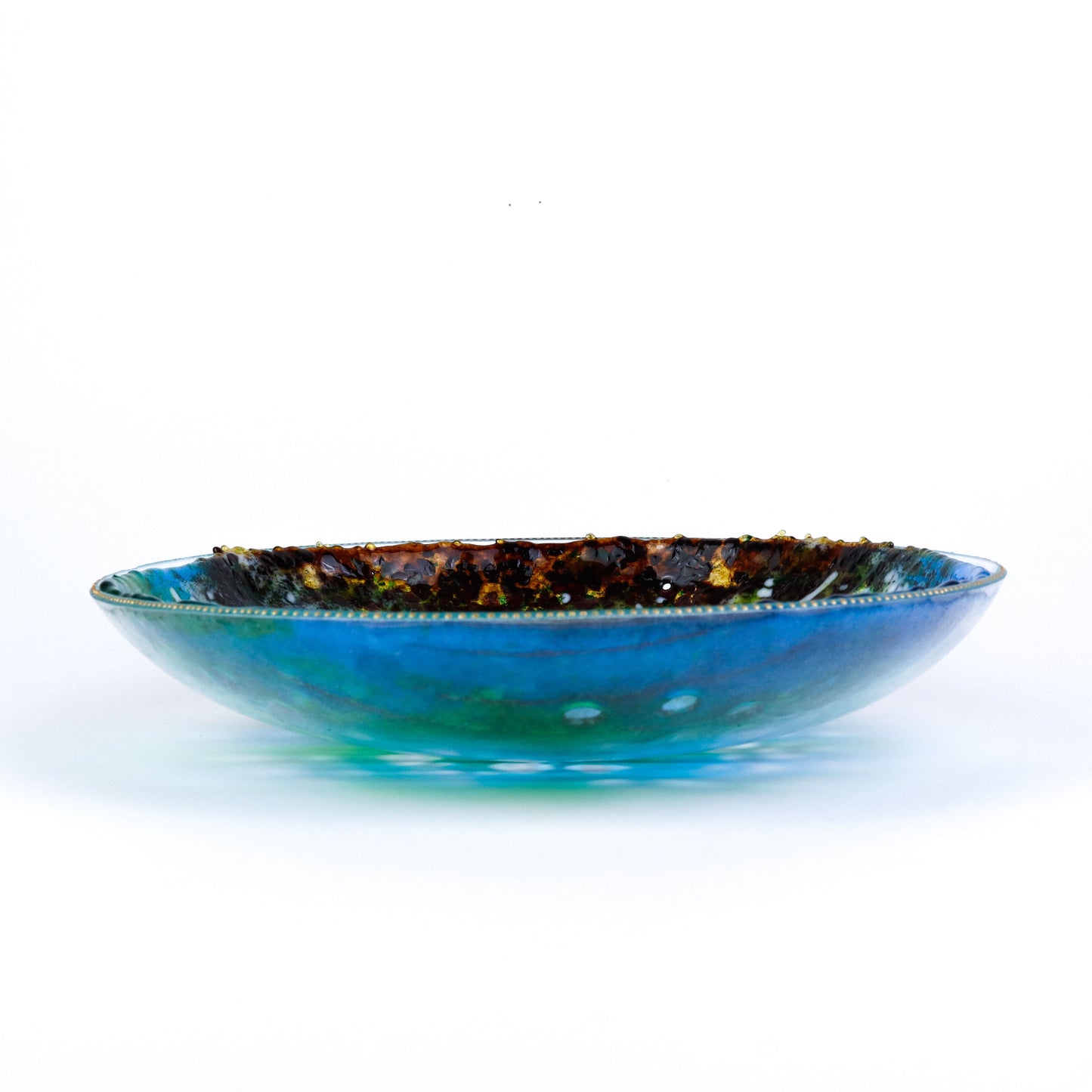 "Held By Our Mother" Fused Glass Vessel