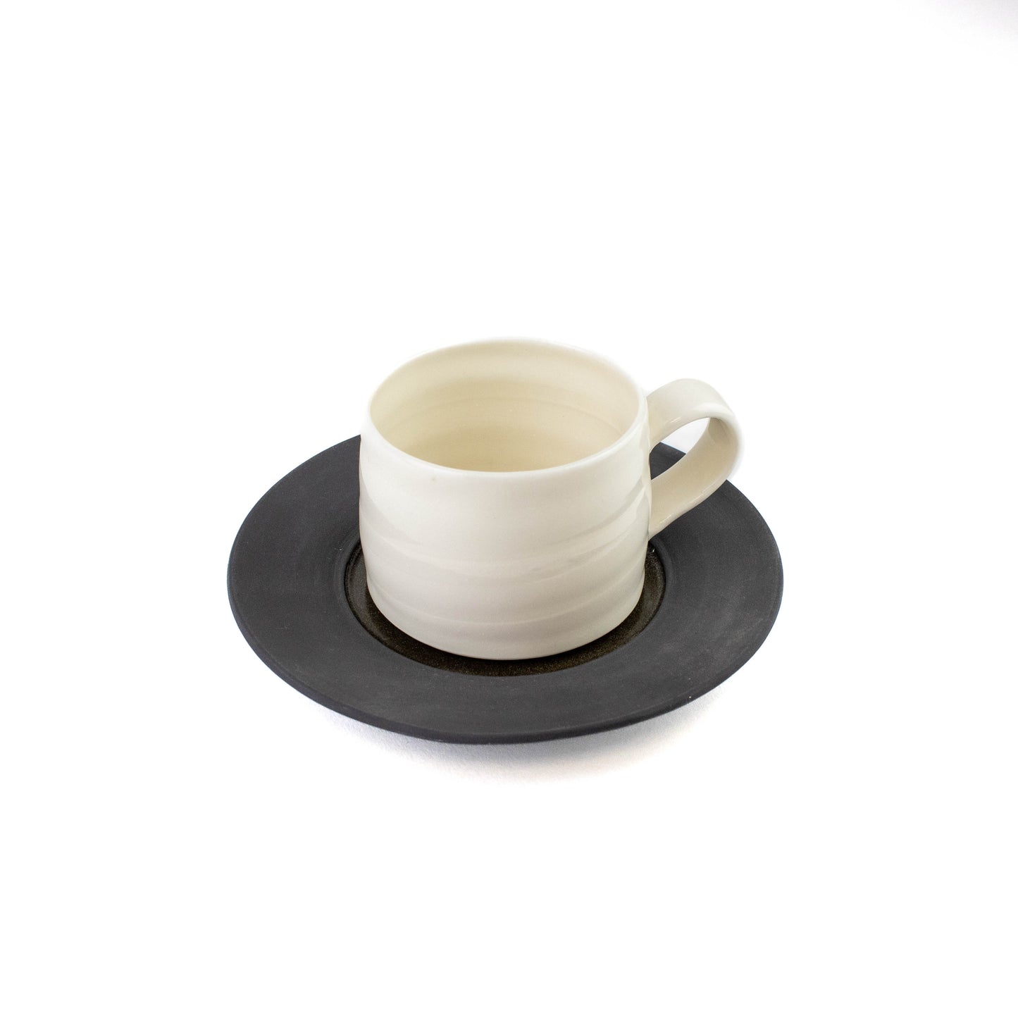 Porcelain Espresso Cup and Saucer