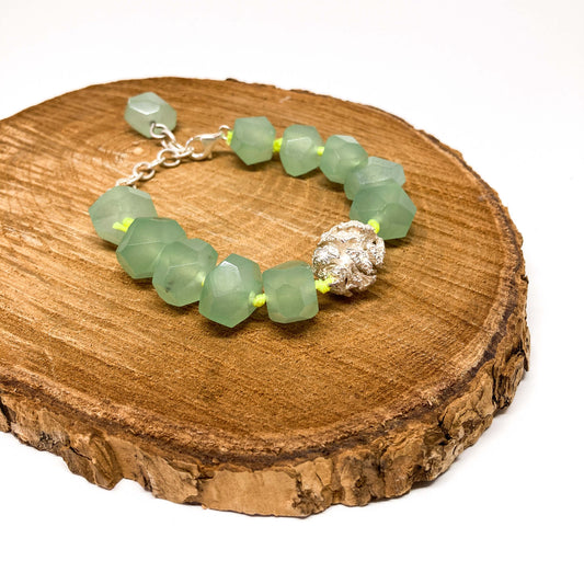Aventurine & Sequoia Bracelet