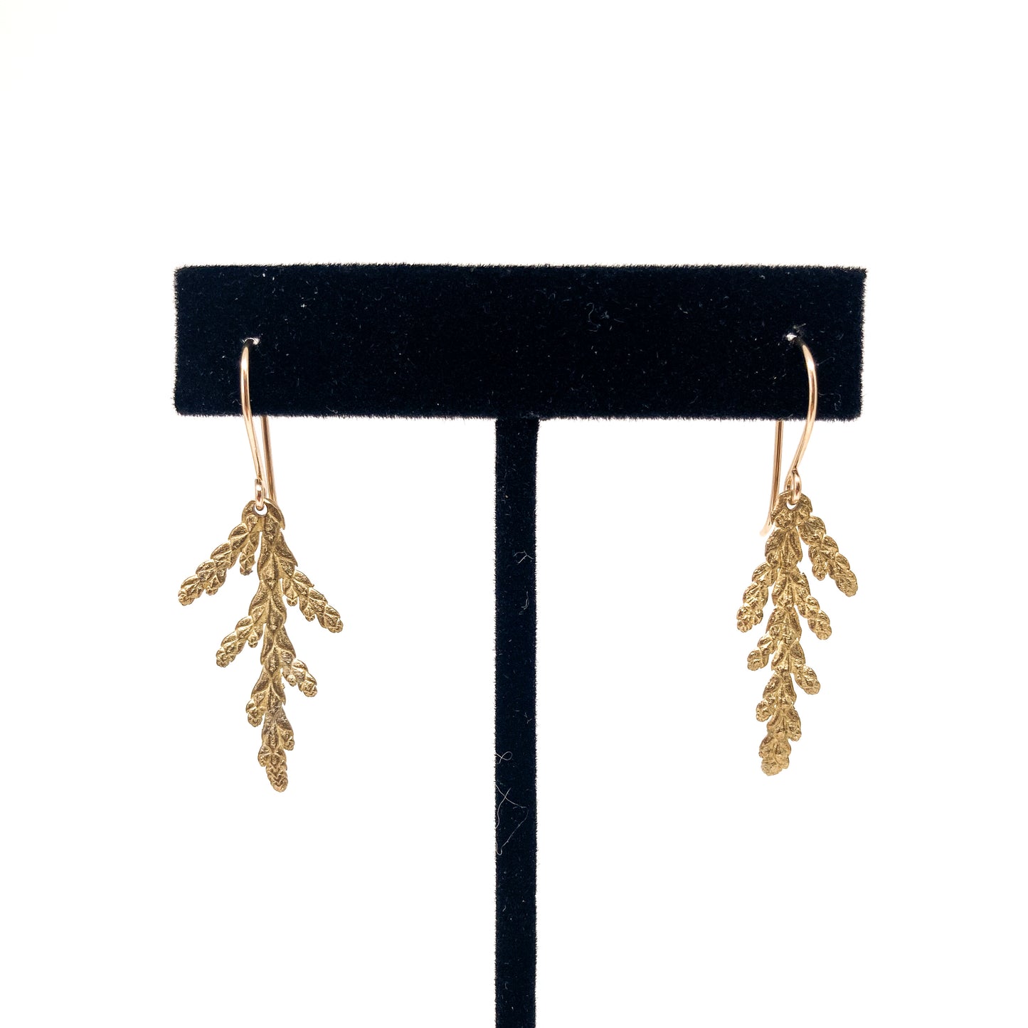 Summer Cedar Branch Earrings