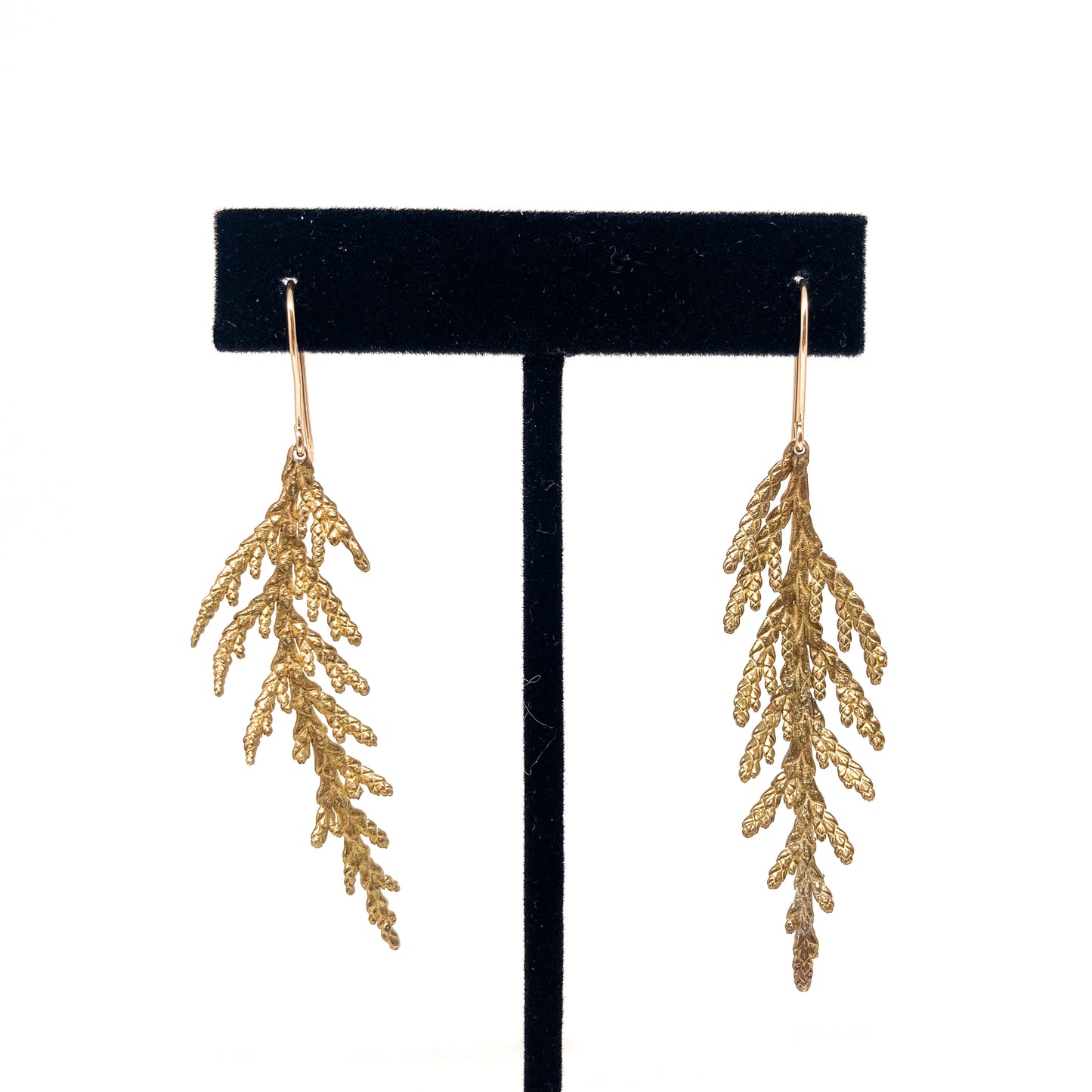 Summer Cedar Branch Earrings