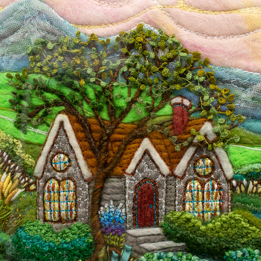 'Sunflower Cottage ' Tapestry