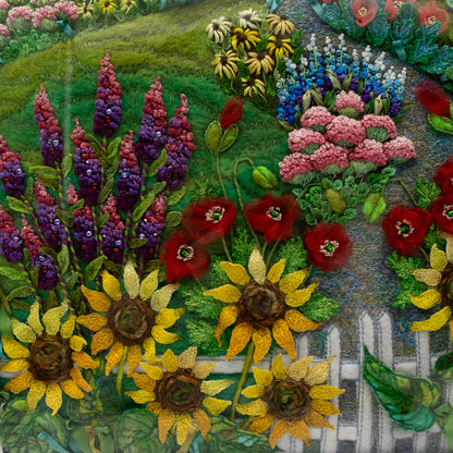 'Sunflower Cottage ' Tapestry