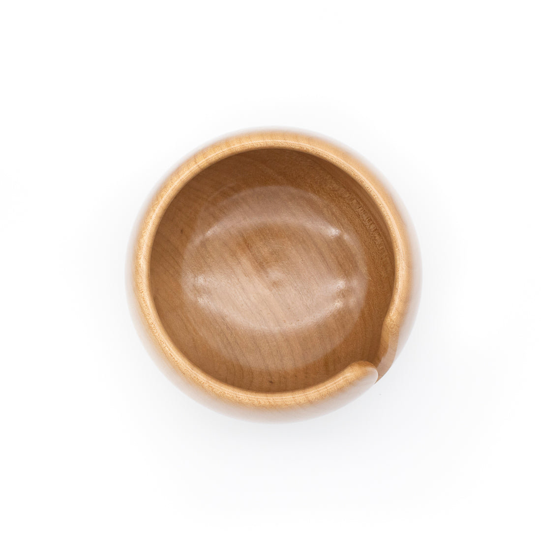 Yarn Bowl with Curved Groove #2515