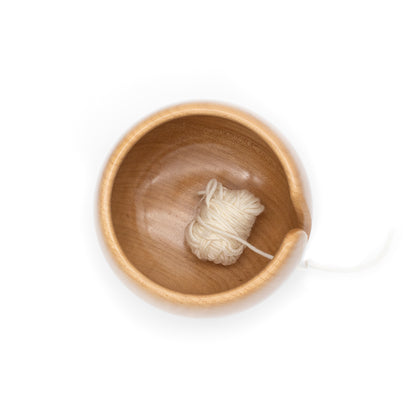 Yarn Bowl with Curved Groove #2515